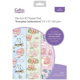 Crafter's Companion 12x9 Inch Die Cut 3D Topper Pad Everyday Celebrations (CC-DTPAD9-EVCE) (OUTLET)