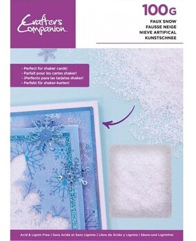 Crafter's Companion Faux Snow 100g (CC-FSNOW) (OUTLET) Crafter's Companion Faux Snow 100g (CC-FSNOW) (OUTLET)