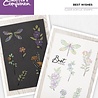 Crafter's Companion Shimmer Watercolour Clear Stamp Best Wishes (CC-IST-CA-ST-BEWI) (OUTLET)