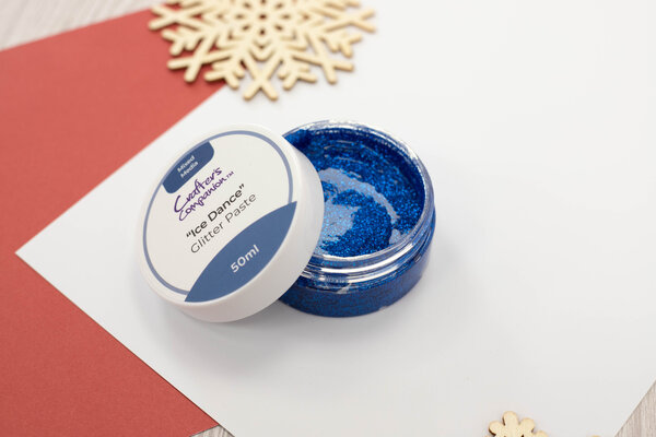 Crafter's Companion Mixed Media Glitter Paste Ice Dance (CC-MME-GLIPA-ICDA) (OUTLET)