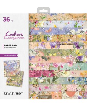 Crafter's Companion Summer Meadow 12x12 Inch Paper Pad (CC-PAD12-SUME) (OUTLET) Crafter's Companion Summer Meadow 12x12 Inch Paper Pad (CC-PAD12-SUME) (OUTLET)