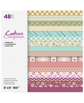 Crafter's Companion Everyday Inspiration 8x8 Inch Paper Pad (CC-PAD8-EVYIN) (OUTLET) Crafter's Companion Everyday Inspiration 8x8 Inch Paper Pad (CC-PAD8-EVYIN) (OUTLET)