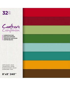 Crafter's Companion Happy Holidays 8x8 Inch Textured Cardstock (CC-PAD8-HAPHOLSO) (OUTLET) Crafter's Companion Happy Holidays 8x8 Inch Textured Cardstock (CC-PAD8-HAPHOLSO) (OUTLET)