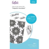 Crafter's Companion Majestic Mandalas Clear Acrylic Stamp Set (CC-ST-CA-MAJMAN) (OUTLET)