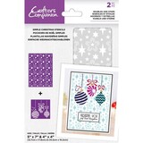 Crafter's Companion Baubles and Stars Simple Christmas Stencils (CC-STEN-BAUSTA) (OUTLET)