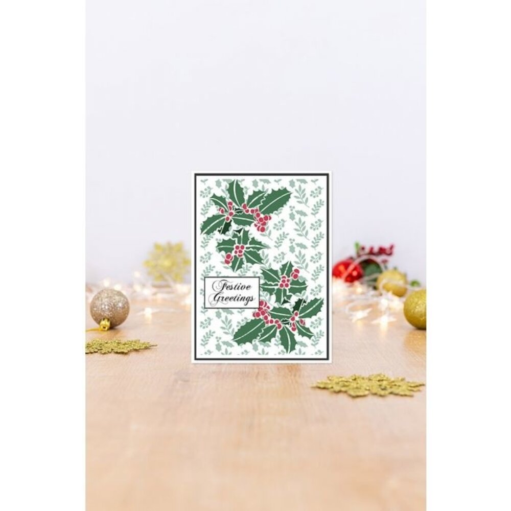 Crafter's Companion Holly Sprigs Simple Christmas Stencils (CC-STEN-HSPRIG) (OUTLET) Crafter's Companion Holly Sprigs Simple Christmas Stencils (CC-STEN-HSPRIG) (OUTLET)