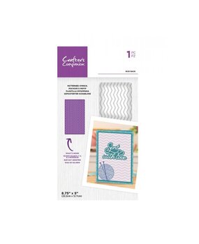 Crafter's Companion Rick Rack Patterned Stencils (CC-STEN-RICKRA) (OUTLET) Crafter's Companion Rick Rack Patterned Stencils (CC-STEN-RICKRA) (OUTLET)