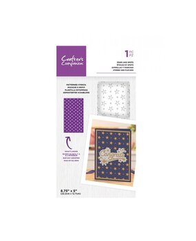 Crafter's Companion Stars and Spots Patterned Stencils (CC-STEN-STARSP) (OUTLET) Crafter's Companion Stars and Spots Patterned Stencils (CC-STEN-STARSP) (OUTLET)