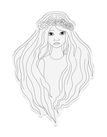 Crafter's Companion Natural Beauty Clear Stamp Ethereal Beauty (CC-STP-ETBE) (OUTLET)