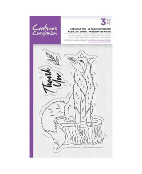 Crafter's Companion Fabulous Fox Clear Stamps (CC-STP-FABF) (OUTLET)