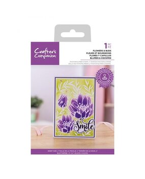 Crafter's Companion Flowers & Buds Clear Stamps (CC-STP-FANB) (OUTLET)