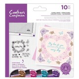 Crafter's Companion Floral Heart Clear Stamps (CC-STP-FHEA) (OUTLET)