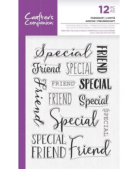 Crafter's Companion Friendship Clear Stamps (CC-STP-FRIENDS) (OUTLET)