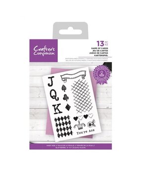 Crafter's Companion Game of Cards Clear Stamps (CC-STP-GOFC) (OUTLET)