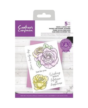 Crafter's Companion Clear Stamps Have a Lovely Day (CC-STP-HALD) (OUTLET)