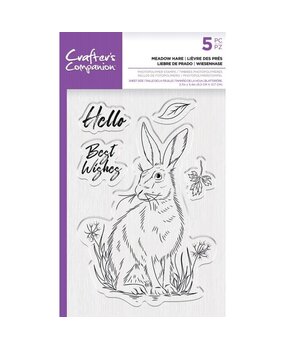 Crafter's Companion Meadow Hare Clear Stamps (CC-STP-MHAR) (OUTLET)