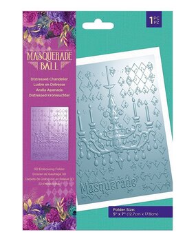Crafter's Companion Masquerade Ball 3D Embossing Folder Distressed Chandelier (MB-EF5-3D-DICH) (OUTLET) Crafter's Companion Masquerade Ball 3D Embossing Folder Distressed Chandelier (MB-EF5-3D-DICH) (OUTLET)