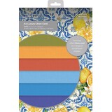 Crafter's Companion Mediterranean Dreams Luxury Linen Card Pack A4 (MED-LINEN-A4) (OUTLET)