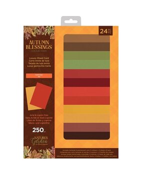 Crafter's Companion Autumn Blessings Collection A4 Luxury Mixed Cardstock Pad (NG-AUT-LMIXCARD) (OUTLET)