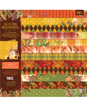 Crafter's Companion Autumn Blessings Collection 12x12 Inch Paper Pad (NG-AUT-PAD12) (OUTLET) Crafter's Companion Autumn Blessings Collection 12x12 Inch Paper Pad (NG-AUT-PAD12) (OUTLET)