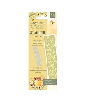 Crafter's Companion Bee-Youtiful Collection Embossing Border Folder Bees and Flowers (NG-BEY-EF-BANF) (OUTLET) Crafter's Companion Bee-Youtiful Collection Embossing Border Folder Bees and Flowers (NG-BEY-EF-BANF) (OUTLET)