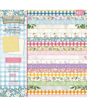 Crafter's Companion Farmhouse 12x12 Inch Paper Pad (NG-FH-PAD12) (OUTLET) Crafter's Companion Farmhouse 12x12 Inch Paper Pad (NG-FH-PAD12) (OUTLET)
