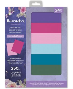 Crafter's Companion Hummingbird A4 Luxury Linen Cardstock Pack (NG-HB-LINEN) (OUTLET) Crafter's Companion Hummingbird A4 Luxury Linen Cardstock Pack (NG-HB-LINEN) (OUTLET)