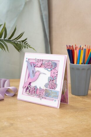 Crafter's Companion Hummingbird Clear Stamps Spread Your Wings (NG-HB-ST-SPYW) (OUTLET)