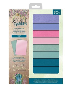 Crafter's Companion Secret Garden Collection A4 Luxury Mixed Cardstock Pad (NG-SG-LMIX) (OUTLET) Crafter's Companion Secret Garden Collection A4 Luxury Mixed Cardstock Pad (NG-SG-LMIX) (OUTLET)
