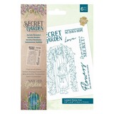 Crafter's Companion Secret Garden Collection Clear Stamps Secrets Revealed (NG-SG-ST-SERE) (OUTLET)