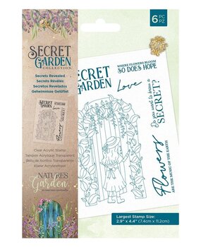Crafter's Companion Secret Garden Collection Clear Stamps Secrets Revealed (NG-SG-ST-SERE) (OUTLET) Crafter's Companion Secret Garden Collection Clear Stamps Secrets Revealed (NG-SG-ST-SERE) (OUTLET)