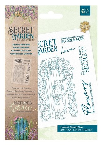 Crafter's Companion Secret Garden Collection Clear Stamps Secrets Revealed (NG-SG-ST-SERE) (OUTLET) Crafter's Companion Secret Garden Collection Clear Stamps Secrets Revealed (NG-SG-ST-SERE) (OUTLET)