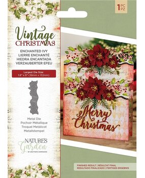 Crafter's Companion Vintage Christmas Enchanted Ivy Die (NG-VIN-MD-EIVY) (OUTLET) Crafter's Companion Vintage Christmas Enchanted Ivy Die (NG-VIN-MD-EIVY) (OUTLET)