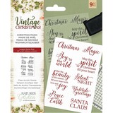 Crafter's Companion Vintage Christmas Christmas Magic Clear Stamps (NG-VIN-ST-CMAG) (OUTLET)