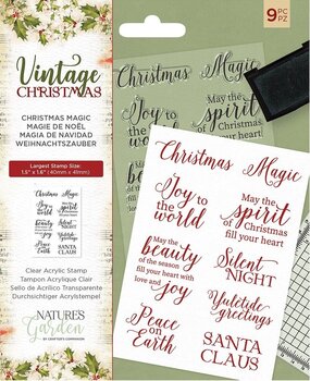 Crafter's Companion Vintage Christmas Christmas Magic Clear Stamps (NG-VIN-ST-CMAG) (OUTLET) Crafter's Companion Vintage Christmas Christmas Magic Clear Stamps (NG-VIN-ST-CMAG) (OUTLET)