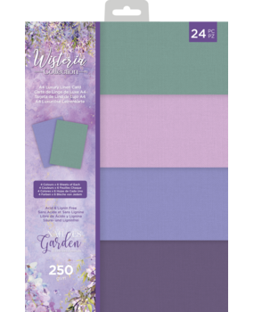 Crafter's Companion Wisteria Collection A4 Luxury Linen Card Pack (NG-WC-LLC-UK) (OUTLET) Crafter's Companion Wisteria Collection A4 Luxury Linen Card Pack (NG-WC-LLC-UK) (OUTLET)