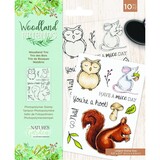 Crafter's Companion Woodland Friends Clear Stamps Woodland Trio (NG-WFR-STP-WTRI) (OUTLET)