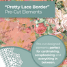 Crafter's Companion Vintage Rose Pre-cut Elements Pretty Lace Border (NGA-VR-QPCE-PLB) (OUTLET) Crafter's Companion Vintage Rose Pre-cut Elements Pretty Lace Border (NGA-VR-QPCE-PLB) (OUTLET)