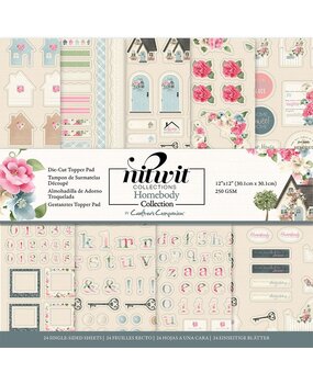 Crafter's Companion Homebody 12x12 Inch Die Cut Topper Pad (NIT-HB-TOP12) (OUTLET)