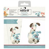 Crafter's Companion Pawsitivity For the Love of Dogs 6x6 Inch Die-Cut Dec. Topper Pad (NIT-PAW-DTP6DOG) (OUTLET)