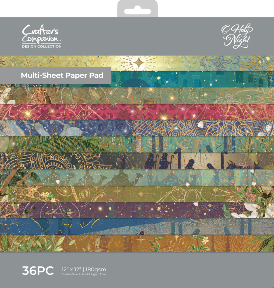 Crafter's Companion O' Holy Night 12x12 Inch Paper Pad (OHN-PAD12) (OUTLET) Crafter's Companion O' Holy Night 12x12 Inch Paper Pad (OHN-PAD12) (OUTLET)