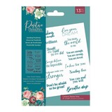 Crafter's Companion Positive Thoughts Clear Stamps Sending Positivity (PT-ST-CA-SEPO) (OUTLET)