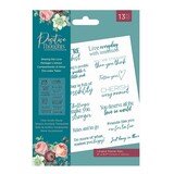 Crafter's Companion Positive Thoughts Clear Stamps Sharing the Love (PT-ST-CA-STHL) (OUTLET)