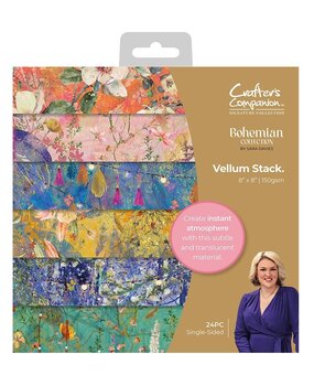 Crafter's Companion Bohemian Collection 8x8 Inch Vellum Stack (S-BOH-VELPAD8) (OUTLET) Crafter's Companion Bohemian Collection 8x8 Inch Vellum Stack (S-BOH-VELPAD8) (OUTLET)