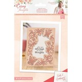 Crafter's Companion Caring Thoughts Cut and Emboss Folder Butterfly Swirls (S-CT-CEF-BSWIR) (OUTLET)