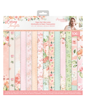 Crafter's Companion Caring Thoughts 12x12 Inch Paper Pad (S-CT-PAD12) (OUTLET) Crafter's Companion Caring Thoughts 12x12 Inch Paper Pad (S-CT-PAD12) (OUTLET)