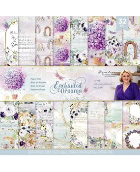 Crafter's Companion Enchanted Dreams 12x12 Inch Paper Pad (S-ED-PAD12) (OUTLET) Crafter's Companion Enchanted Dreams 12x12 Inch Paper Pad (S-ED-PAD12) (OUTLET)