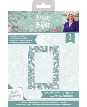 Crafter's Companion Frosty and Bright Cut & Emboss Folder Christmas Tree Frame (S-FRBR-CEF5-CTFR) (OUTLET) Crafter's Companion Frosty and Bright Cut & Emboss Folder Christmas Tree Frame (S-FRBR-CEF5-CTFR) (OUTLET)