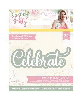 Crafter's Companion Garden Party Metal Die Celebrate (S-GP-MD-CELE) (OUTLET) Crafter's Companion Garden Party Metal Die Celebrate (S-GP-MD-CELE) (OUTLET)