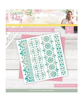 Crafter's Companion Garden Party Stencil Traditional Lace Borders (S-GP-STEN-TRLB) (OUTLET) Crafter's Companion Garden Party Stencil Traditional Lace Borders (S-GP-STEN-TRLB) (OUTLET)